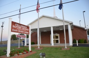 The front of Fellowship Baptist Church